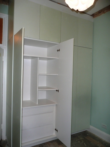custom house shelves
